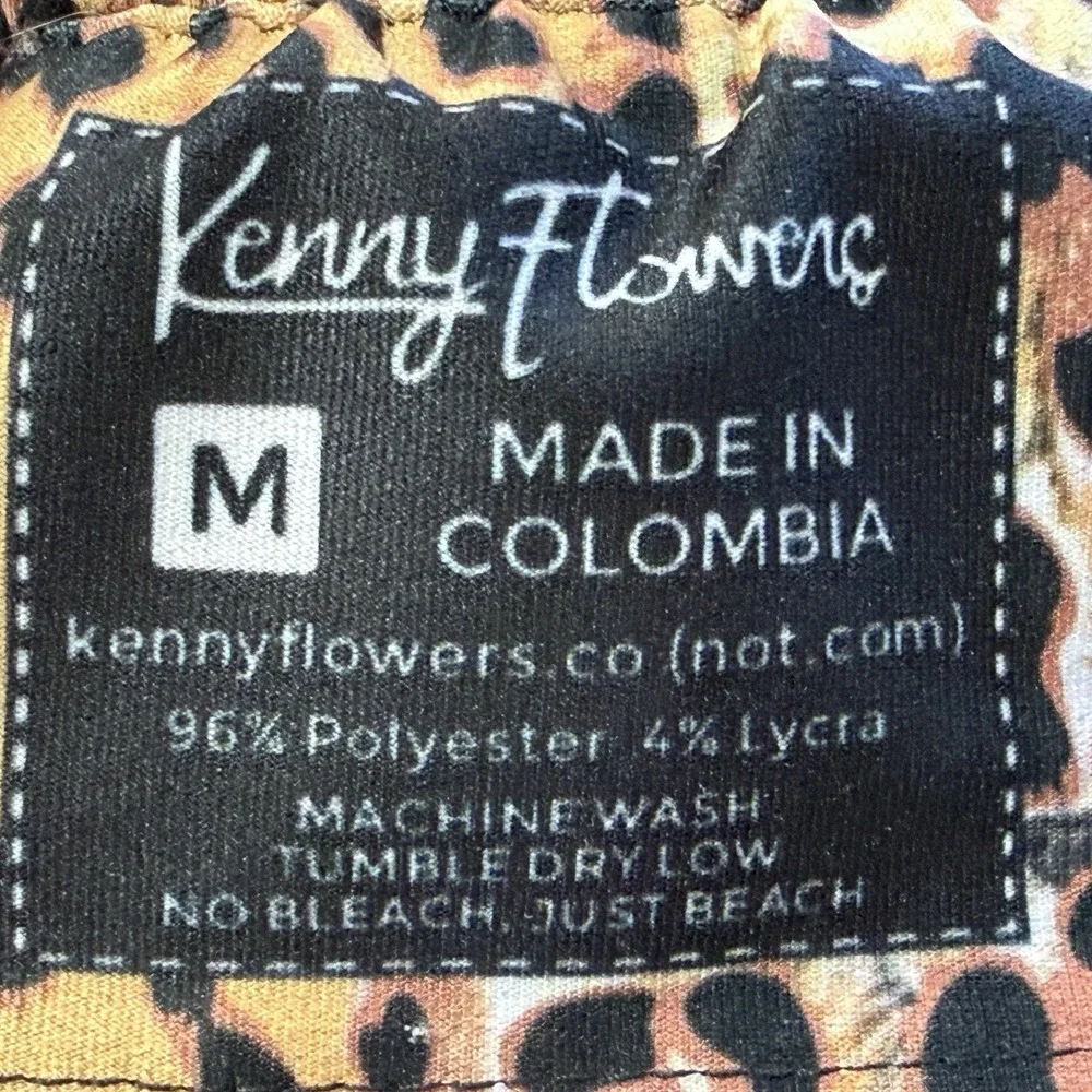 Kenny Flowers Swim Trunks Mens Sz Medium Animal Print Mens‎ Face The Hangover?